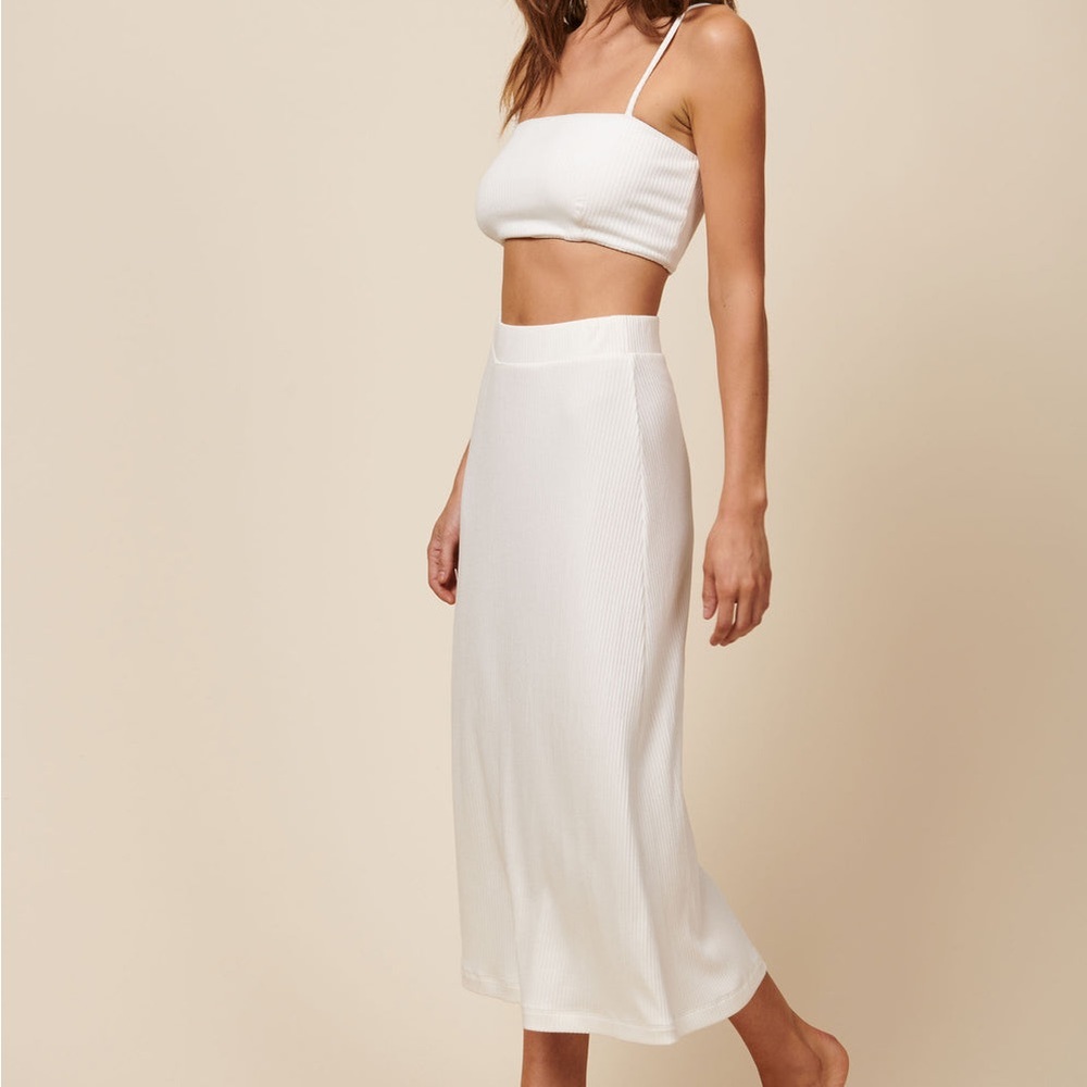 Whimsy + Row ribbed matching skirt set